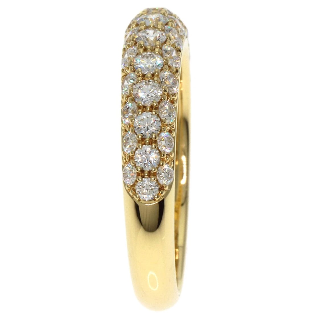 GIMEL PAVE DIAMOND RING K18 YELLOW GOLD (1 of 2)