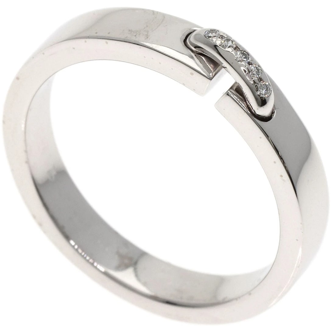 CHAUMET RING K18 WHITE GOLD: Chaumet Ring K18 White Gold Brand: Chaumet Type/Style: Ring Material: K18 White Gold, Color: Silver Size: 8.75(US) Accessories: None Accessories Notice: When purchasing pre-owned goods, pl
