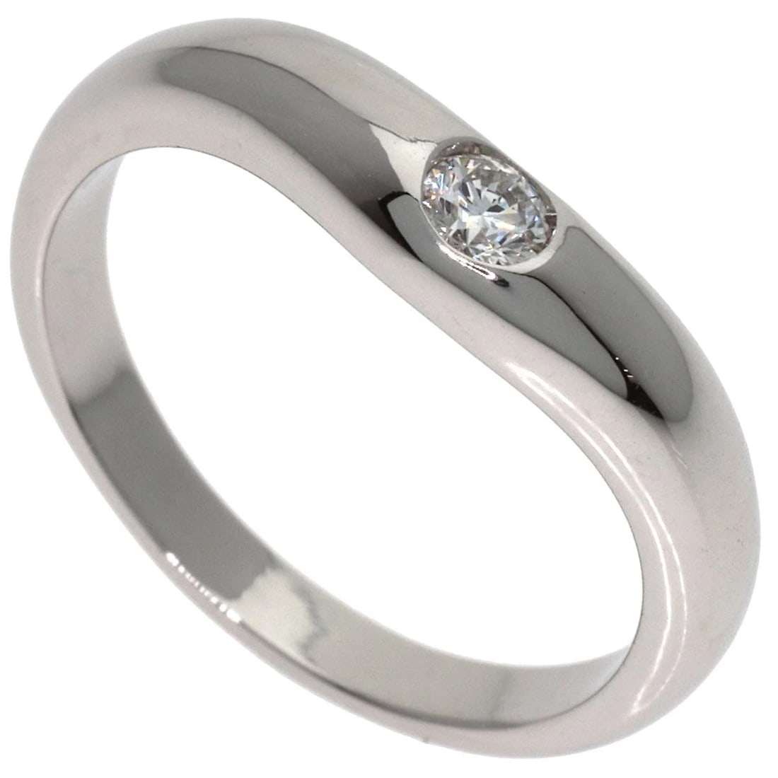 BVLGARI DIAMOND RING PLATINUM PT950: BVLGARI Diamond Ring Platinum PT950 Brand: BVLGARI Type/Style: Ring Material: Platinum PT950, Color: Silver Size: 6.25(US) Accessories: None Accessories Notice: When purchasing pre-owned g