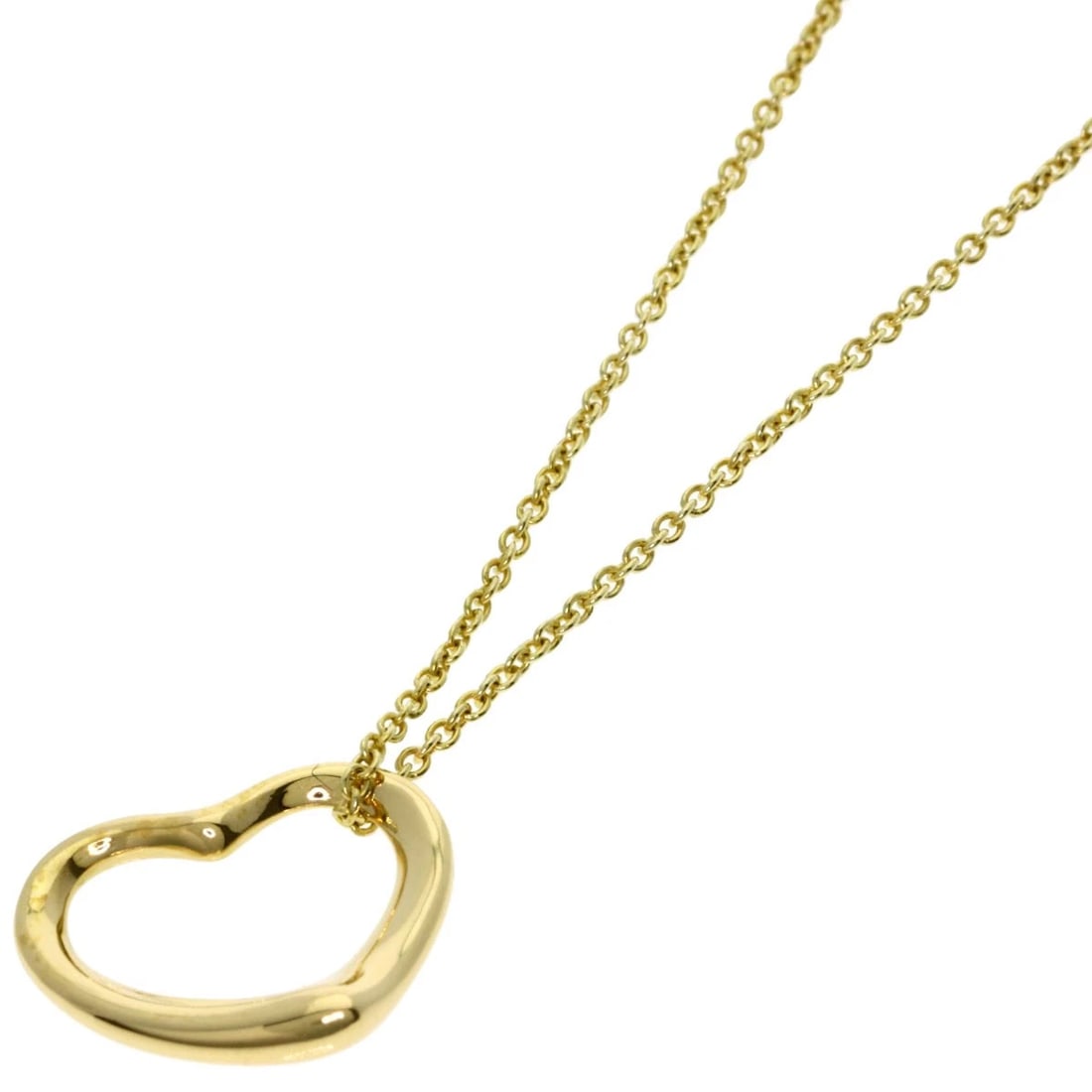 TIFFANY&CO. NECKLACE K18 YELLOW GOLD: TIFFANY&Co. Necklace K18 Yellow Gold Brand: TIFFANY&Co. Type/Style: Necklace Material: K18 Yellow Gold, Color: Gold Size: Chain Length:15.7inch/40cm Chain Width:0.4inch/1mm Top Size:0.5inch/12.4x14.9x