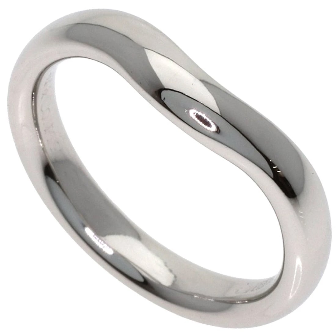 TIFFANY&CO. RING PLATINUM PT950: TIFFANY&Co. Ring Platinum PT950 Brand: TIFFANY&Co. Type/Style: Ring Material: Platinum PT950, Color: Silver Size: 4(US) Accessories: None Accessories Notice: When purchasing pre-owned good