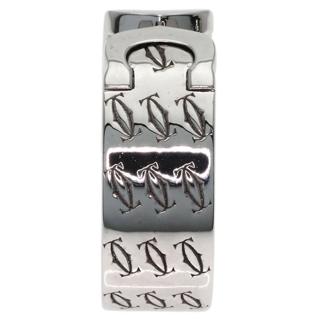 CARTIER RING K18 WHITE GOLD: CARTIER Ring K18 White Gold Brand: CARTIER Type/Style: Ring Material: K18 White Gold, Color: Silver Size: 7.5(US) Accessories: None Accessories Notice: When purchasing pre-owned goods, ple