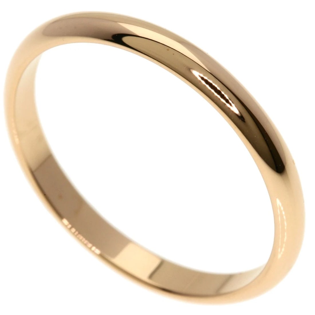 CARTIER WEDDING RING K18 PINK GOLD: CARTIER Wedding Ring K18 Pink Gold Brand: CARTIER Type/Style: Ring Material: K18 Pink Gold, Color: Gold Size: 8.75(US) Accessories: None Accessories Notice: When purchasing pre-owned goods