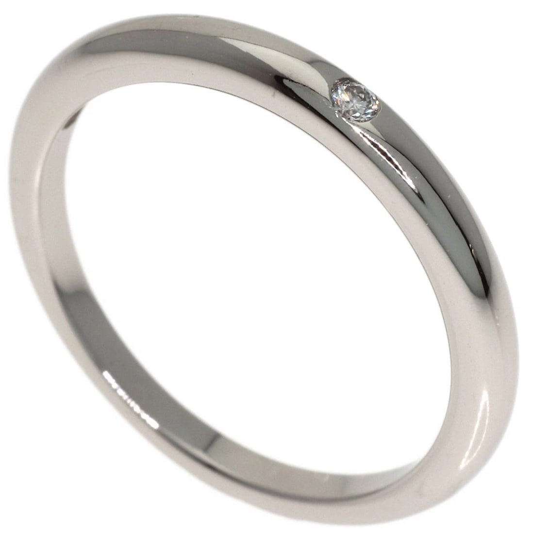 BVLGARIDIAMOND RING PLATINUM PT950: BVLGARIDiamond Ring Platinum PT950 Brand: BVLGARI Type/Style: Ring Material: Platinum PT950, Main Stone Natural Color: Silver Size: 5.5(US) Accessories: None Accessories Notice: When purchasing