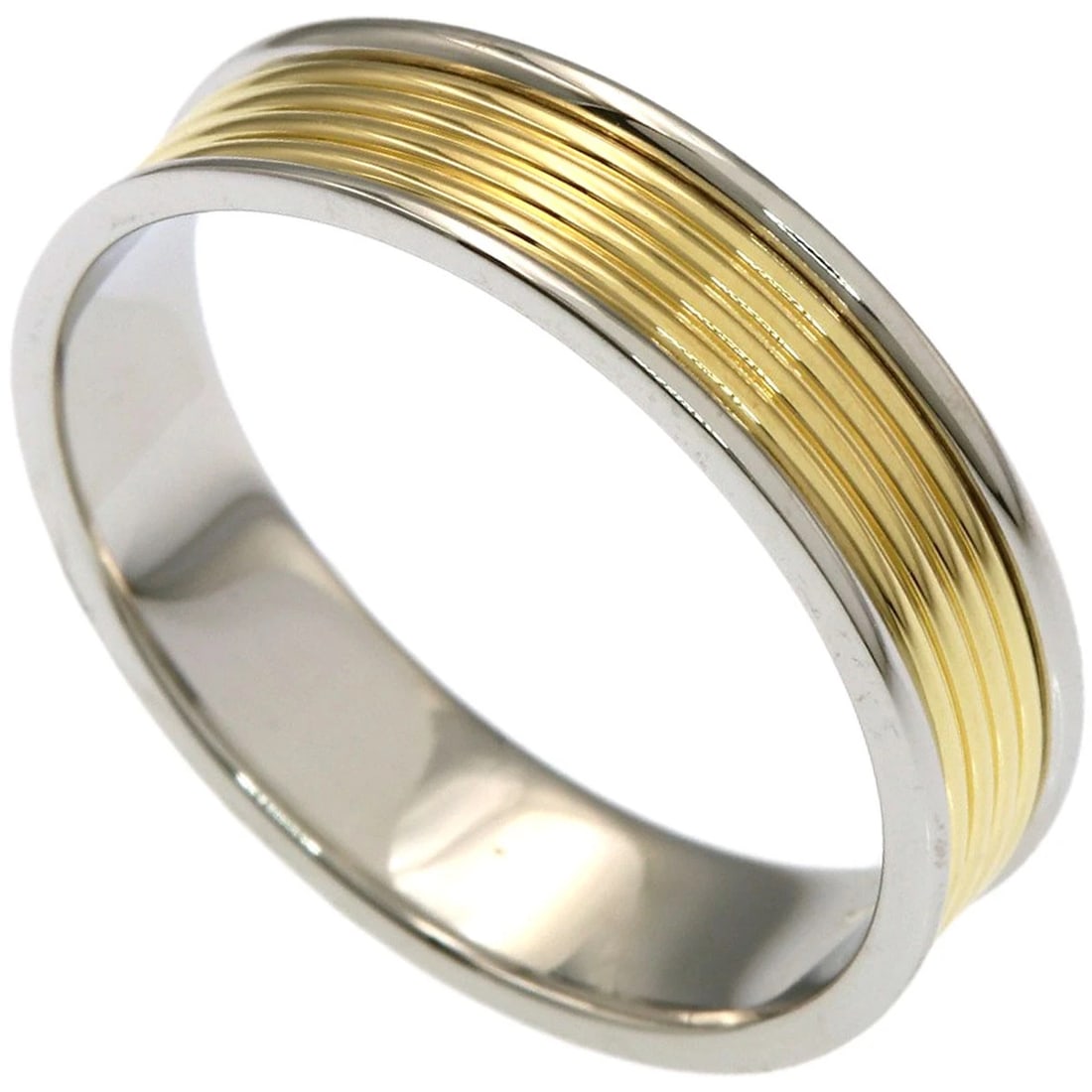TIFFANY&CO. RING K18 YELLOW GOLD PT950: TIFFANY&Co. Ring K18 Yellow Gold PT950 Brand: TIFFANY&Co. Type/Style: Ring Material: K18 Yellow Gold/PT950, Color: Gold Size: 10.5(US) Accessories: None Accessories Notice: When purchasing