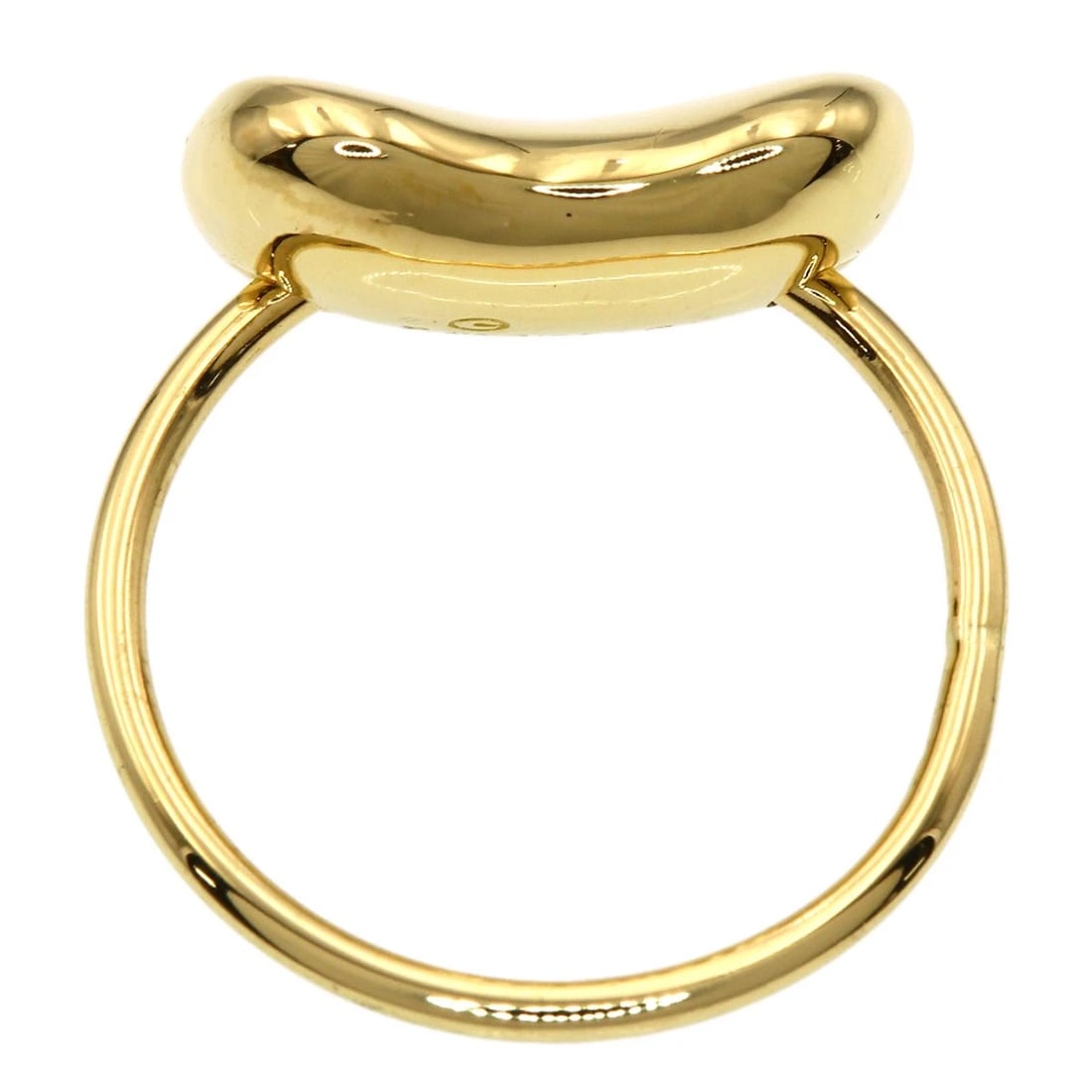 TIFFANY&CO. BEAN RING K18 YELLOW GOLD: TIFFANY&Co. Bean Ring K18 Yellow Gold Brand: TIFFANY&Co. Type/Style: Ring Material: K18 Yellow Gold, Color: Gold Size: 6.5(US) Accessories: None Accessories Notice: When purchasing pre-own