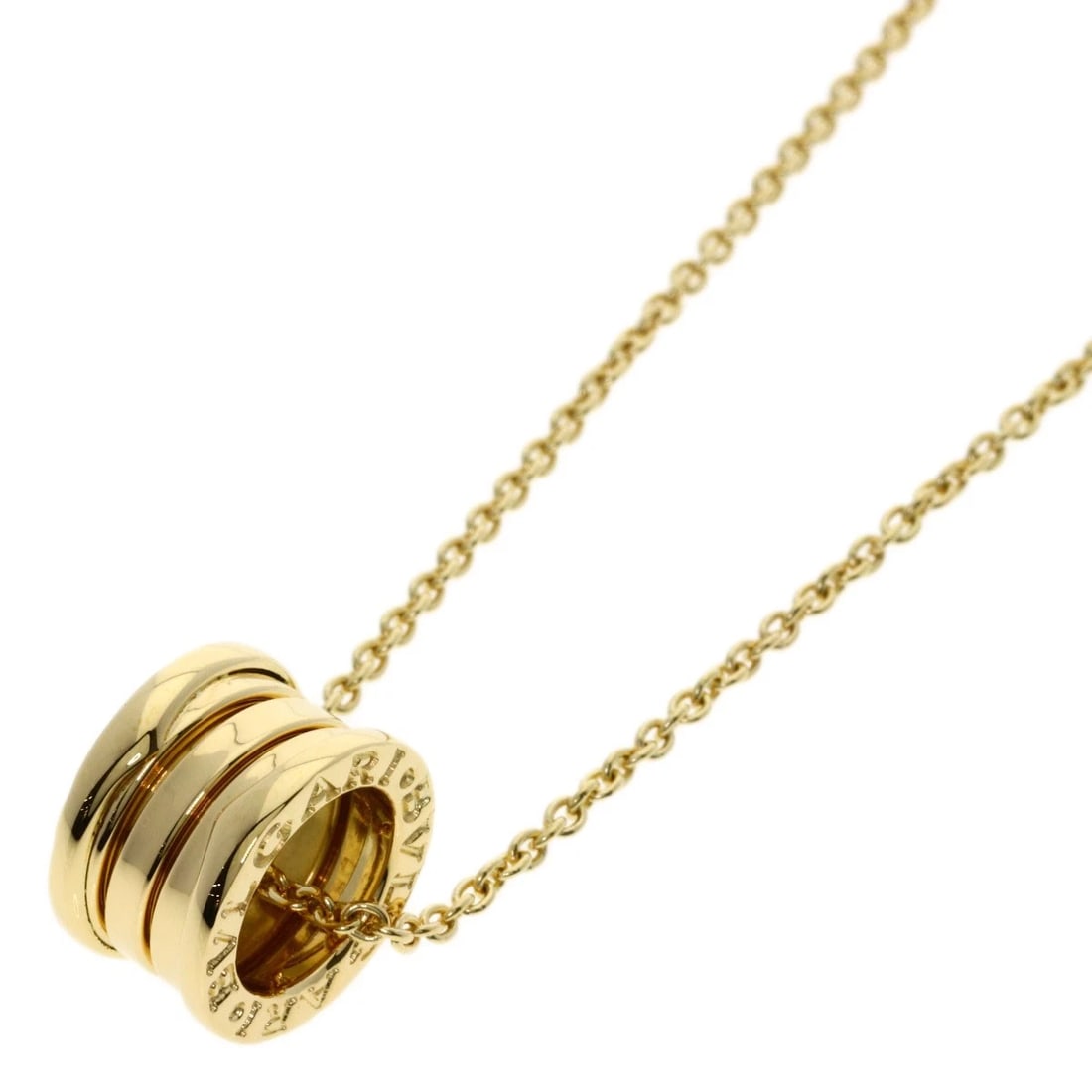BVLGARI B.ZERO1 NECKLACE K18 YELLOW GOLD: BVLGARI B.zero1 Necklace K18 Yellow Gold Brand: BVLGARI Type/Style: Necklace Material: K18 Yellow Gold, Color: Gold Size: Chain Length:16.1inch/41cm Chain Width:0.7inch/1.7mm Top