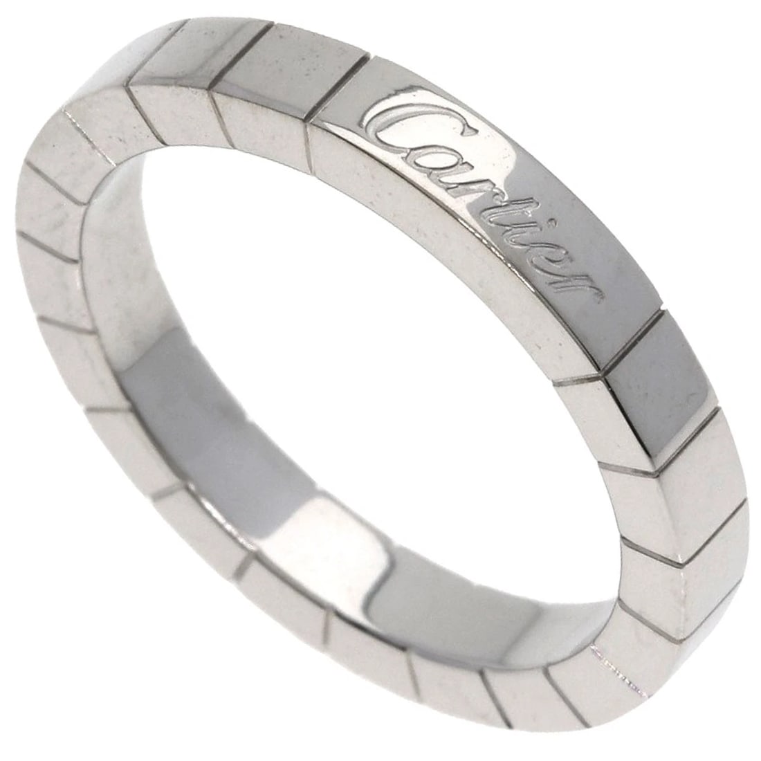 CARTIER RING K18 WHITE GOLD: CARTIER Ring K18 White Gold Brand: CARTIER Type/Style: Ring Material: K18 White Gold, Color: Silver Size: 7(US) Accessories: None Accessories Notice: When purchasing pre-owned goods, pleas