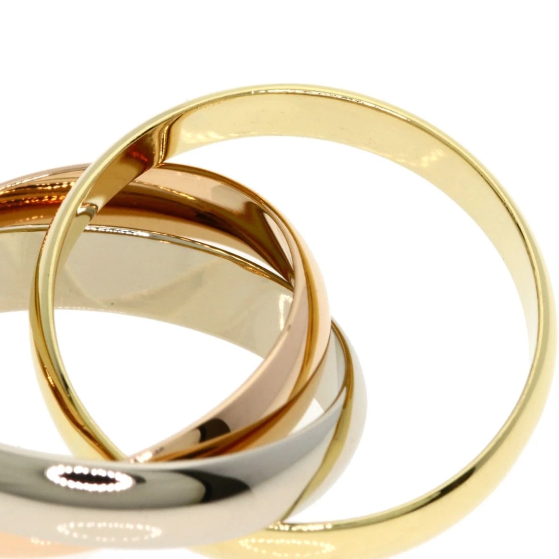 CARTIER RING K18 YELLOW GOLD 18K PINK GOLD: CARTIER Ring K18 Yellow Gold 18K Pink Gold Brand: CARTIER Type/Style: Ring Material: K18 Yellow Gold, Color: Gold Size: 5(US) Accessories: None Accessories Notice: When purchasing pre-owned goods,