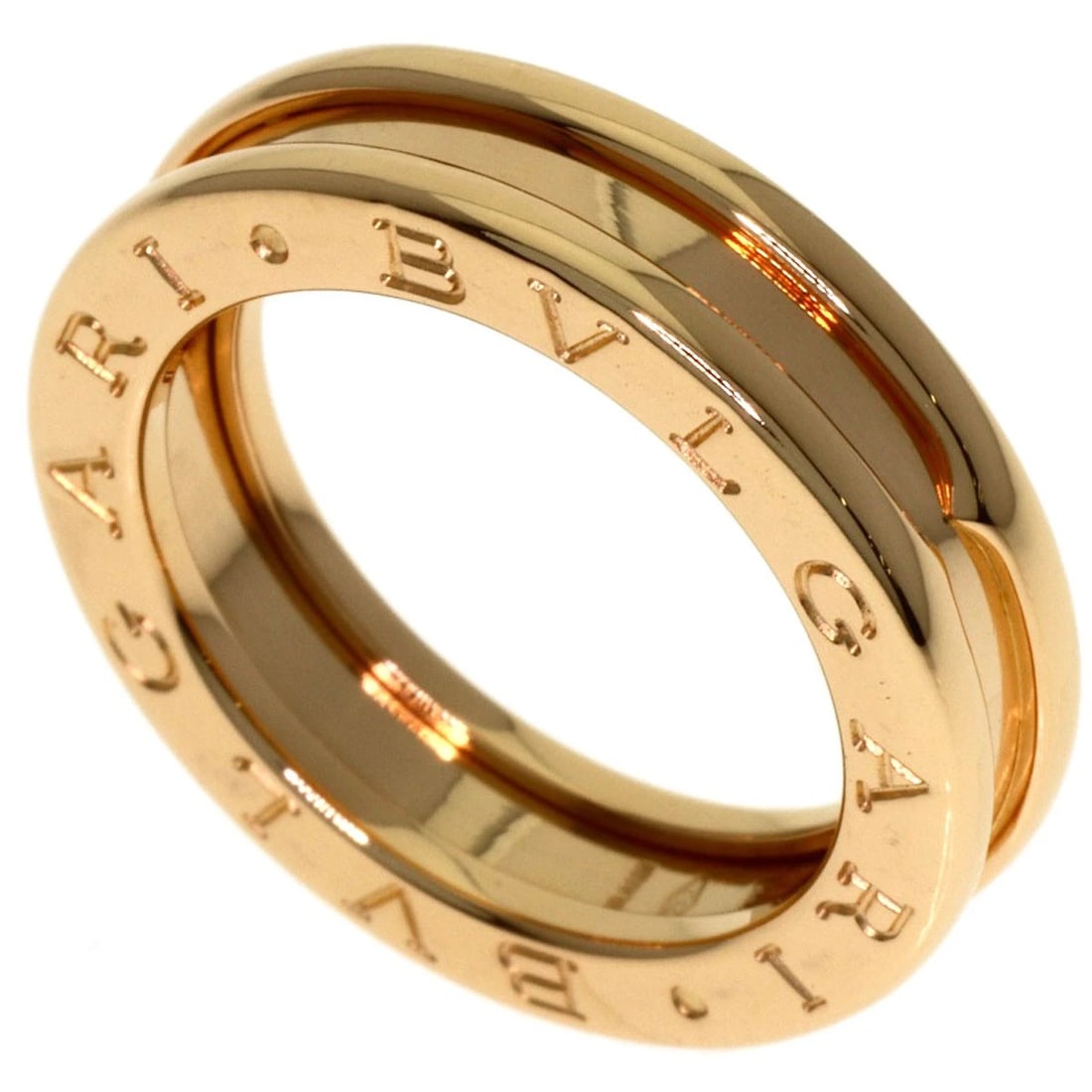BVLGARI B.ZERO1 RING K18 PINK GOLD: BVLGARI B.zero1 Ring K18 Pink Gold Brand: BVLGARI Type/Style: Ring Material: K18 Pink Gold, Color: Gold Size: 4.5(US) Accessories: None Accessories Notice: When purchasing pre-owned goods, please