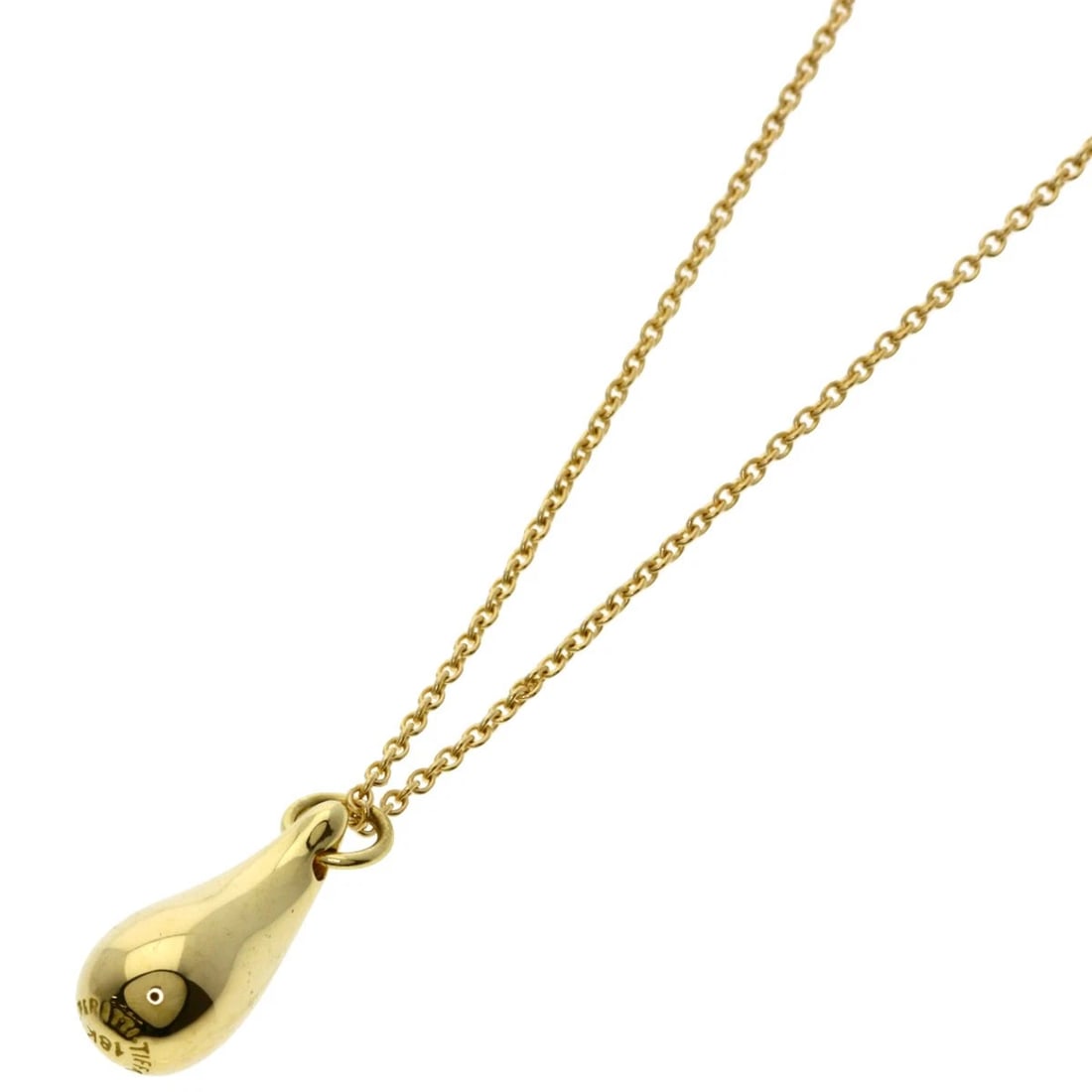 TIFFANY&CO. NECKLACE K18 YELLOW GOLD: TIFFANY&Co. Necklace K18 Yellow Gold Brand: TIFFANY&Co. Type/Style: Necklace Material: K18 Yellow Gold, Color: Gold Size: Chain Length:15.9inch/40.5cm Chain Width:0.4inch/1mm Top