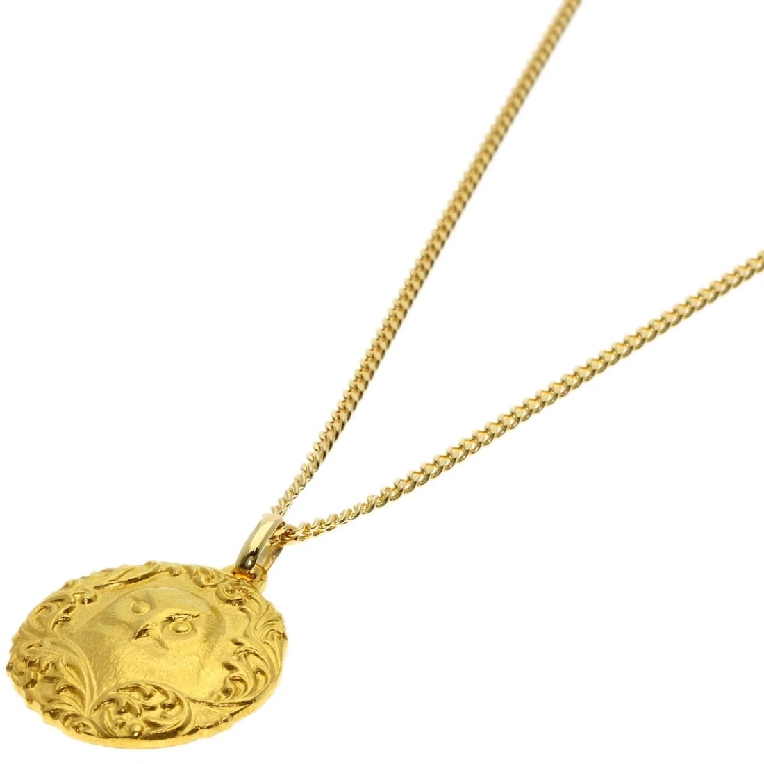 OWL NECKLACE 18K YELLOW GOLD: Owl Necklace 18K Yellow Gold Brand: SELECT JEWELRY Type/Style: Necklace Material: 18K Yellow Gold, Color: Gold Size: Chain Length:15.7inch/40cm Chain Width:0.6inch/1.6mm Top