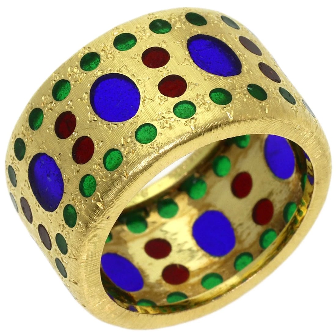 GIANMARIA BUCCELLATI MULTI-COLORED STONE RING - 2