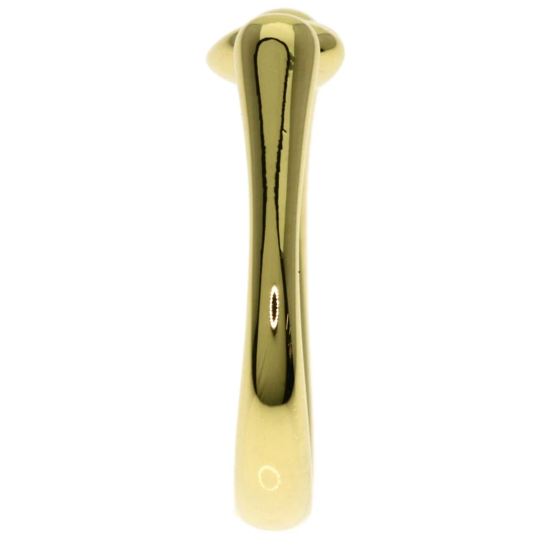 TIFFANY&CO. BEAN RING K18 YELLOW GOLD: TIFFANY&Co. Bean Ring K18 Yellow Gold Brand: TIFFANY&Co. Type/Style: Ring Material: K18 Yellow Gold, Color: Gold Size: 5.75(US) Accessories: None Accessories Notice: When purchasing pre-ow