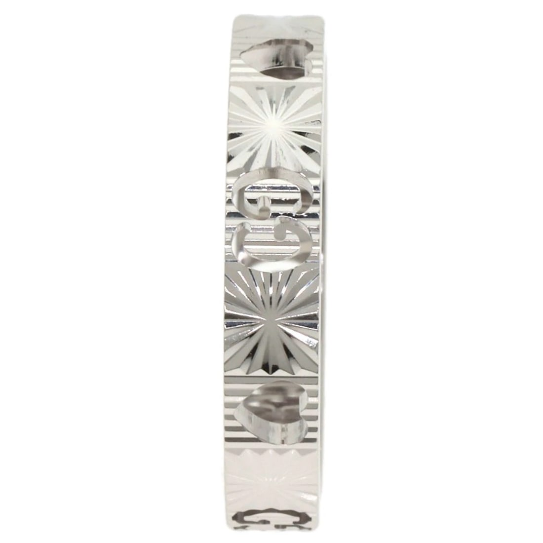 GUCCI ICON HEART RING K18 WHITE GOLD: GUCCI Icon Heart Ring K18 White Gold Brand: GUCCI Type/Style: Ring Material: K18 White Gold, Color: Silver Size: 9.75(US) Accessories: None Accessories Notice: When purchasing pre-owned go