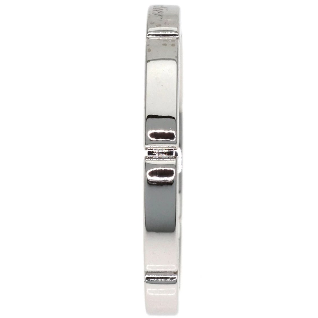 CARTIER LANIER RING K18 WHITE GOLD: CARTIER Lanier Ring K18 White Gold Brand: CARTIER Type/Style: Ring Material: K18 White Gold, Color: Silver Size: 8.25(US) Accessories: None Accessories Notice: When purchasing pre-owned go
