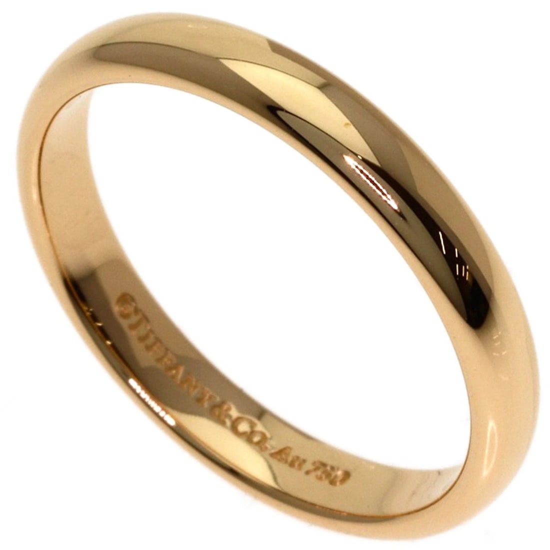 TIFFANY&CO. WEDDING RING K18 PINK GOLD: TIFFANY&Co. wedding Ring K18 Pink Gold Brand: TIFFANY&Co. Type/Style: Ring Material: K18 Pink Gold, Color: Gold Size: 7(US) Accessories: None Accessories Notice: When purchasing pre-owned