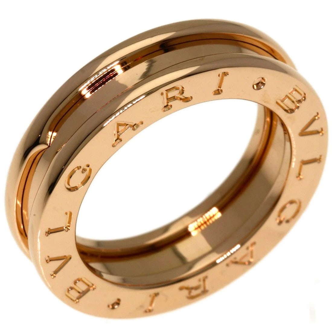 BVLGARI RING K18 PINK GOLD: BVLGARI Ring K18 Pink Gold Brand: BVLGARI Type/Style: Ring Material: K18 Pink Gold, Color: Gold Size: 4.25(US) Accessories: None Accessories Notice: When purchasing pre-owned goods, please