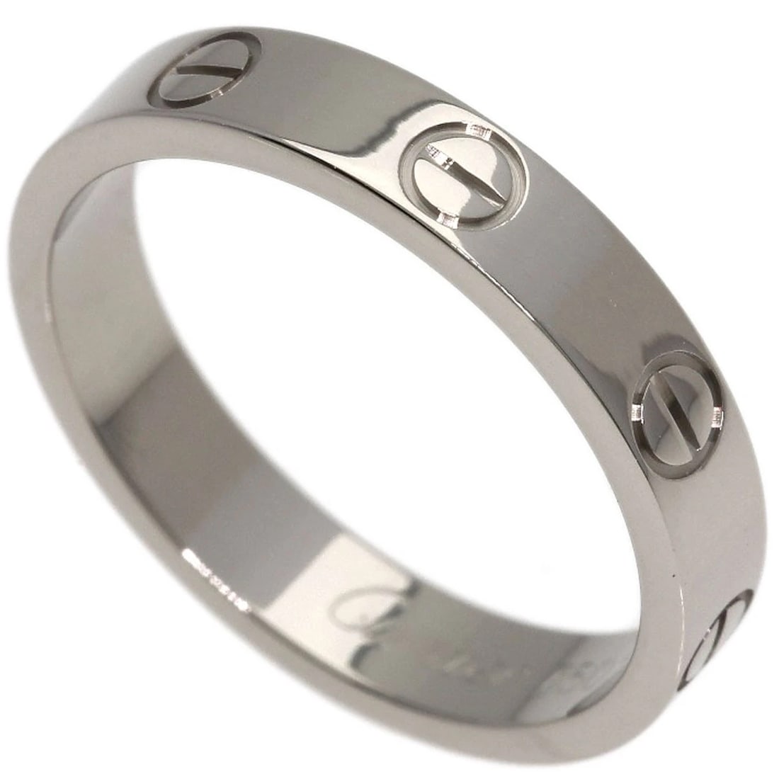 CARTIER RING K18 WHITE GOLD: CARTIER Ring K18 White Gold Brand: CARTIER Type/Style: Ring Material: K18 White Gold, Color: Silver Size: 6.25(US) Accessories: None Accessories Notice: When purchasing pre-owned goods, pl