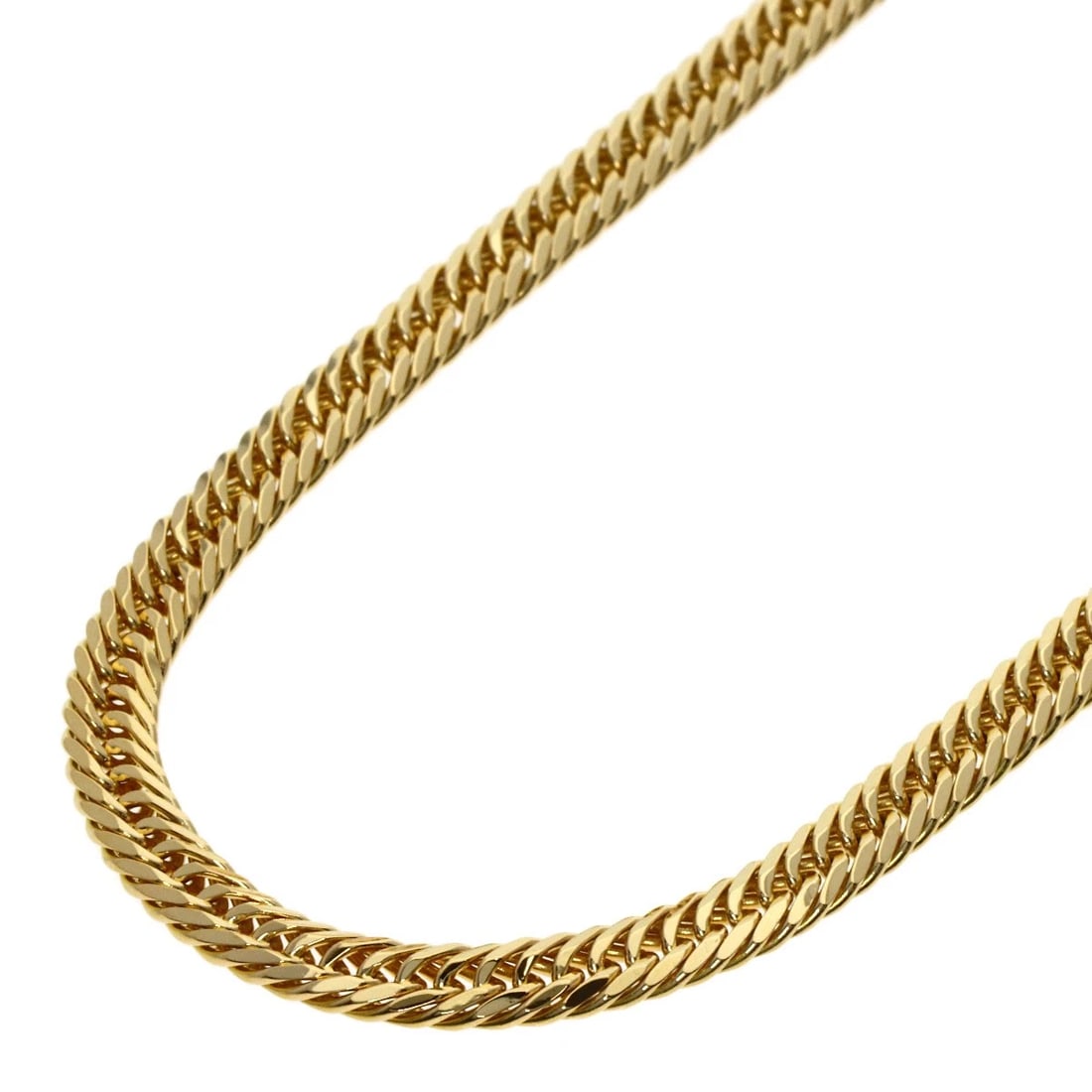 CURB CHAIN, NECKLACE K18 YELLOW GOLD: Curb chain, Necklace K18 Yellow Gold Brand: SELECT JEWELRY Type/Style: Necklace Material: K18 Yellow Gold, Color: Gold Size: Chain Length:19.7inch/50cm Chain Width:1.8inch/4.5mm Accessories: None