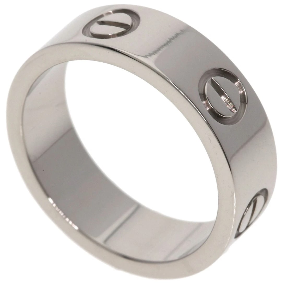 CARTIER RING K18 WHITE GOLD: CARTIER Ring K18 White Gold Brand: CARTIER Type/Style: Ring Material: K18 White Gold, Color: Silver Size: 5(US) Accessories: None Accessories Notice: When purchasing pre-owned goods, pleas