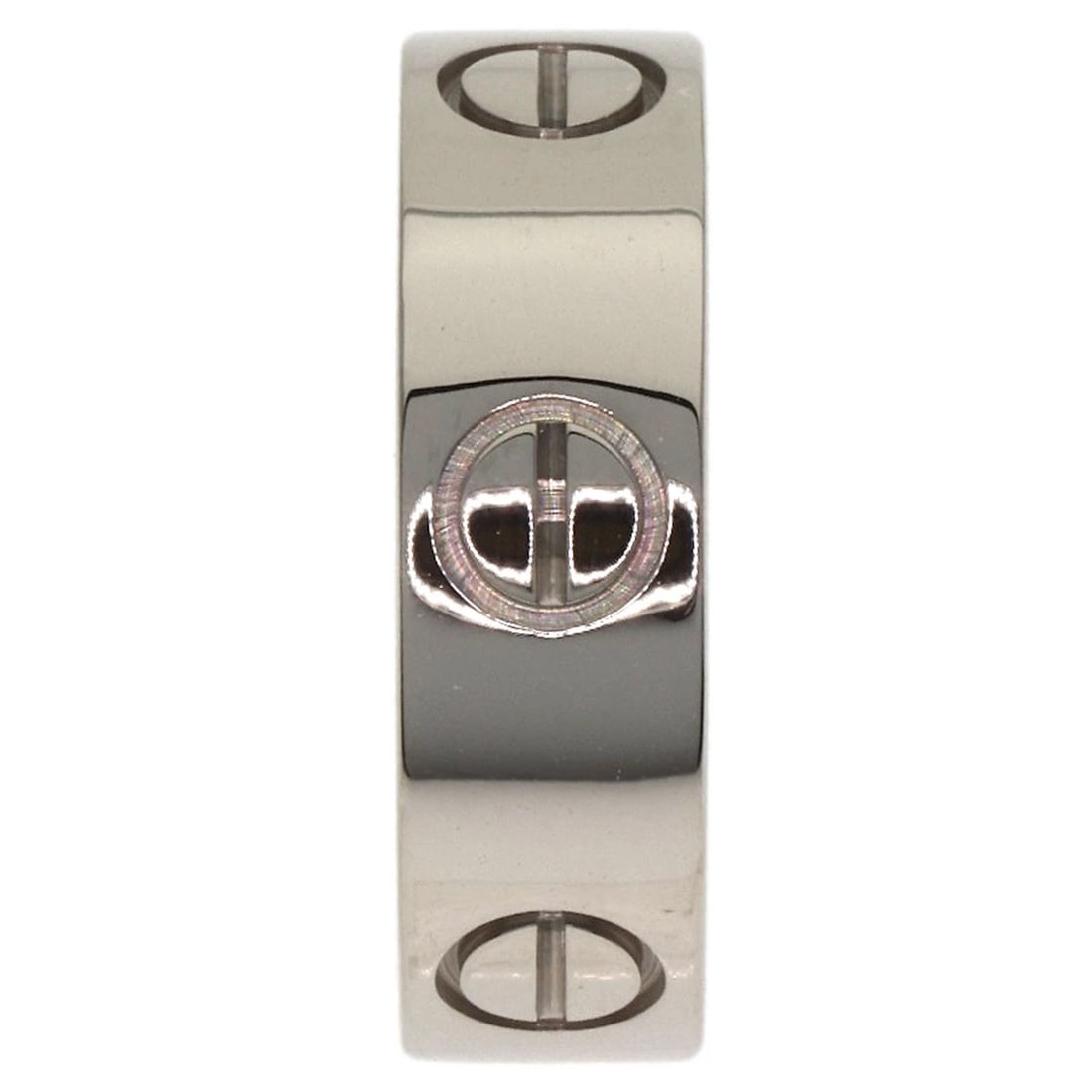 CARTIER RING K18 WHITE GOLD: CARTIER Ring K18 White Gold Brand: CARTIER Type/Style: Ring Material: K18 White Gold, Color: Silver Size: 5(US) Accessories: None Accessories Notice: When purchasing pre-owned goods, pleas