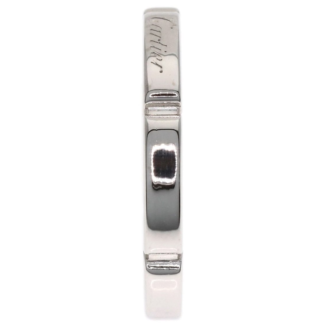 CARTIER MAYON PANTHERE RING K18 WHITE GOLD: CARTIER Mayon PANTHERE Ring K18 White Gold Brand: CARTIER Type/Style: Ring Material: K18 White Gold, Color: Silver Size: 5(US) Accessories: None Accessories Notice: When purchasing pre-own