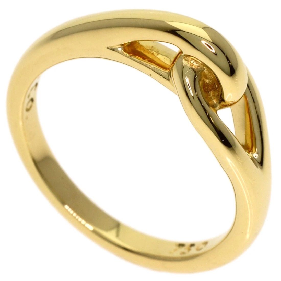 TIFFANY&CO. RING K18 YELLOW GOLD: TIFFANY&Co. Ring K18 Yellow Gold Brand: TIFFANY&Co. Type/Style: Ring Material: K18 Yellow Gold, Color: Gold Size: 4.5(US) Accessories: None Accessories Notice: When purchasing pre-owned go
