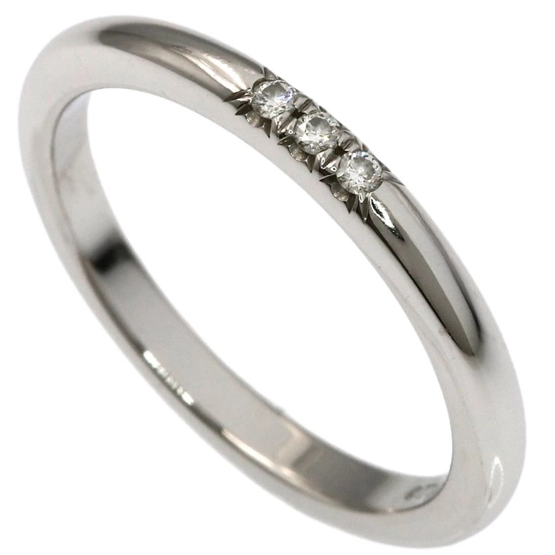 TIFFANY&CO. DIAMOND RING PLATINUM PT950: TIFFANY&Co. Diamond Ring Platinum PT950 Brand: TIFFANY&Co. Type/Style: Ring Material: Platinum PT950, Color: Silver Size: 4(US) Accessories: None Accessories Notice: When purchasing pre-ow
