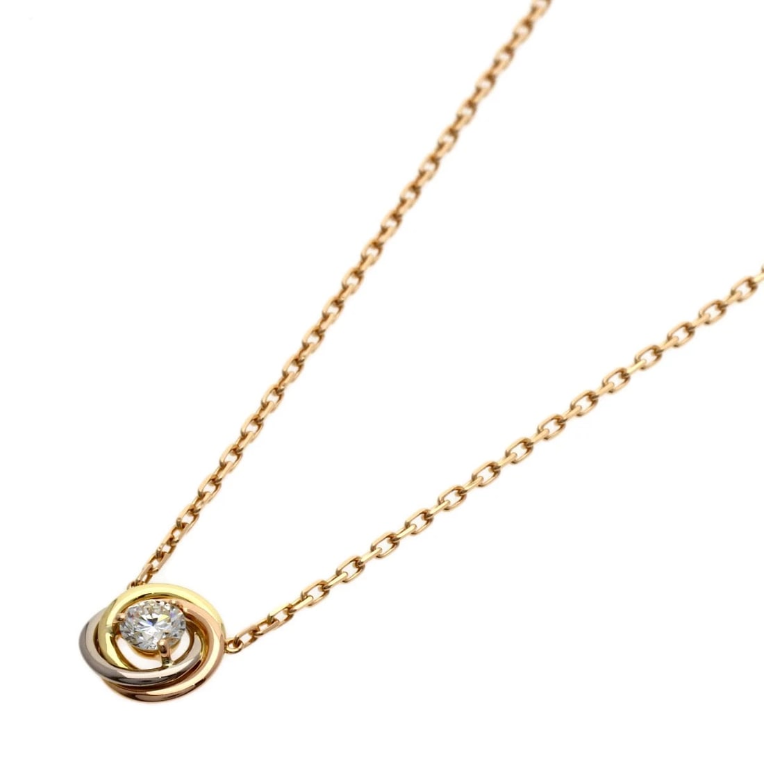 CARTIER DIAMOND NECKLACE K18 YELLOW GOLD K18 WHITE GOLD: CARTIER Diamond Necklace K18 Yellow Gold K18 White Gold Brand: CARTIER Type/Style: Necklace Material: K18 Yellow Gold/K18 White Gold/18K Pink Gold, Color: Gold Size: Chain Length:16.1inch/41cm Chain W