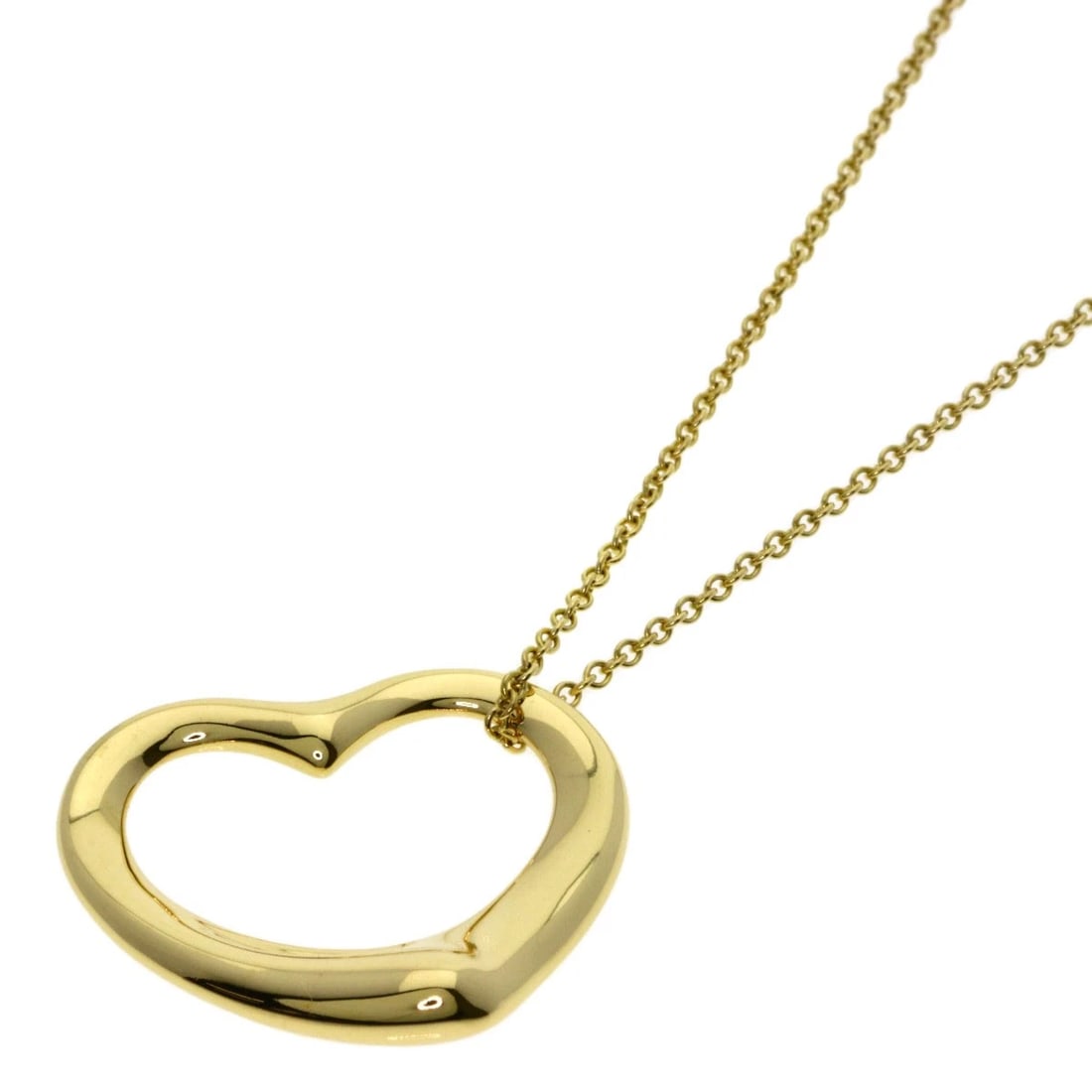 TIFFANY&CO. NECKLACE K18 YELLOW GOLD: TIFFANY&Co. Necklace K18 Yellow Gold Brand: TIFFANY&Co. Type/Style: Necklace Material: K18 Yellow Gold, Color: Gold Size: Chain Length:16.1inch/41cm Chain Width:0.4inch/1.1mm Top Size:0.7inch/18.5x22x