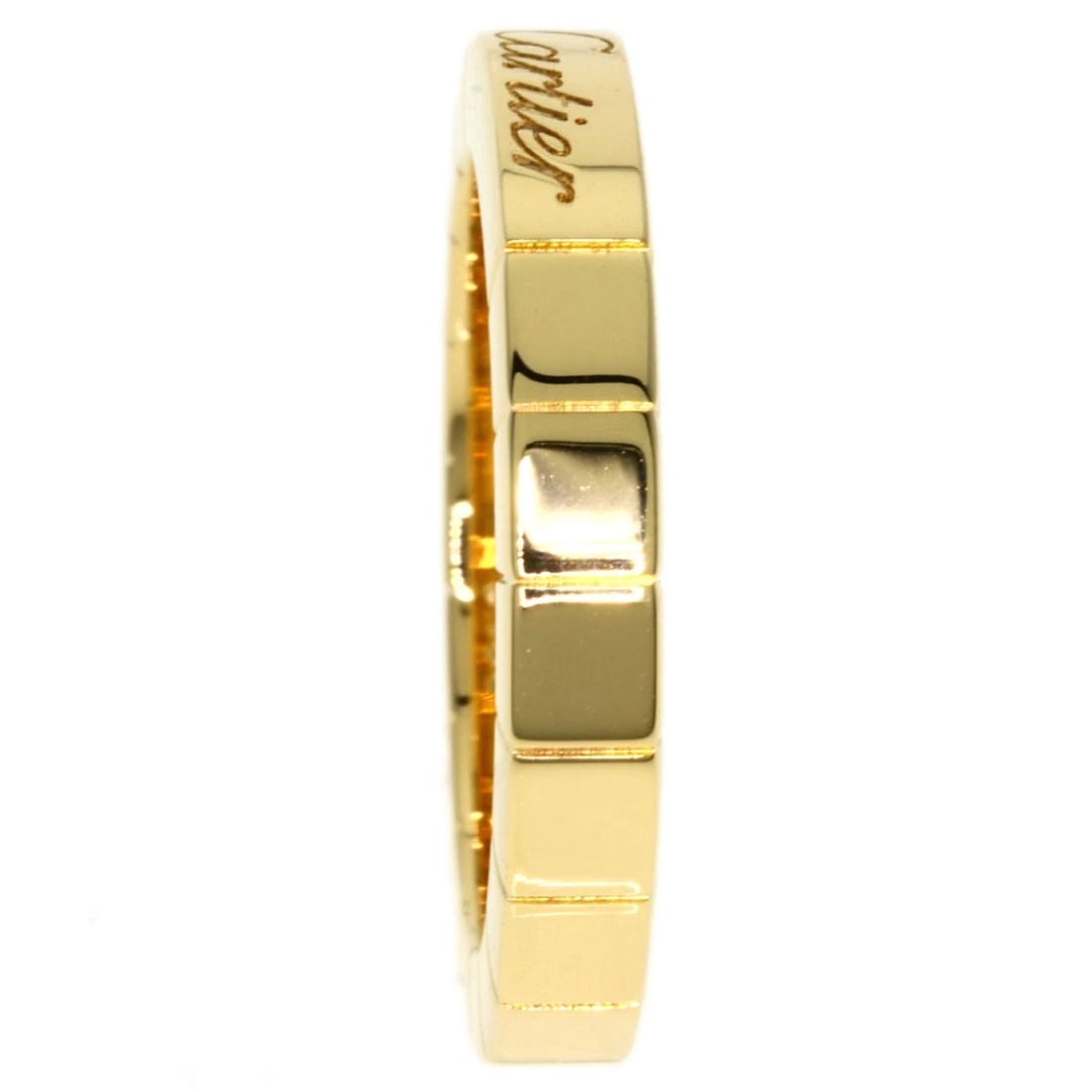 CARTIER RING K18 YELLOW GOLD: CARTIER Ring K18 Yellow Gold Brand: CARTIER Type/Style: Ring Material: K18 Yellow Gold, Color: Gold Size: 4.25(US) Accessories: None Accessories Notice: When purchasing pre-owned goods, pl