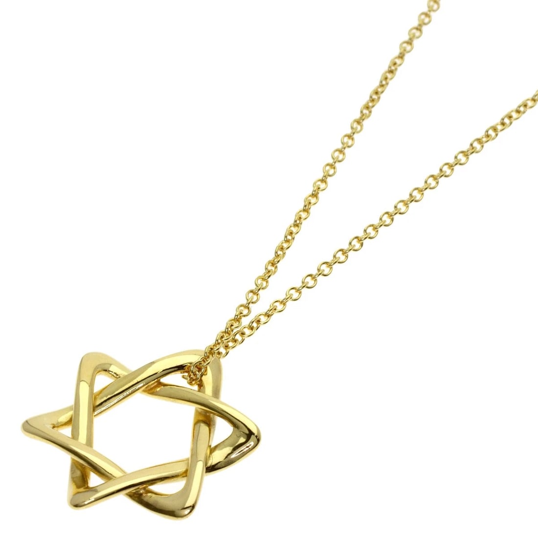 TIFFANY&CO. NECKLACE K18 YELLOW GOLD: TIFFANY&Co. Necklace K18 Yellow Gold Brand: TIFFANY&Co. Type/Style: Necklace Material: K18 Yellow Gold, Color: Gold Size: Chain Length:15.7inch/40cm Chain Width:0.4inch/1mm Top Size:0.7inch/18.2x17.9x