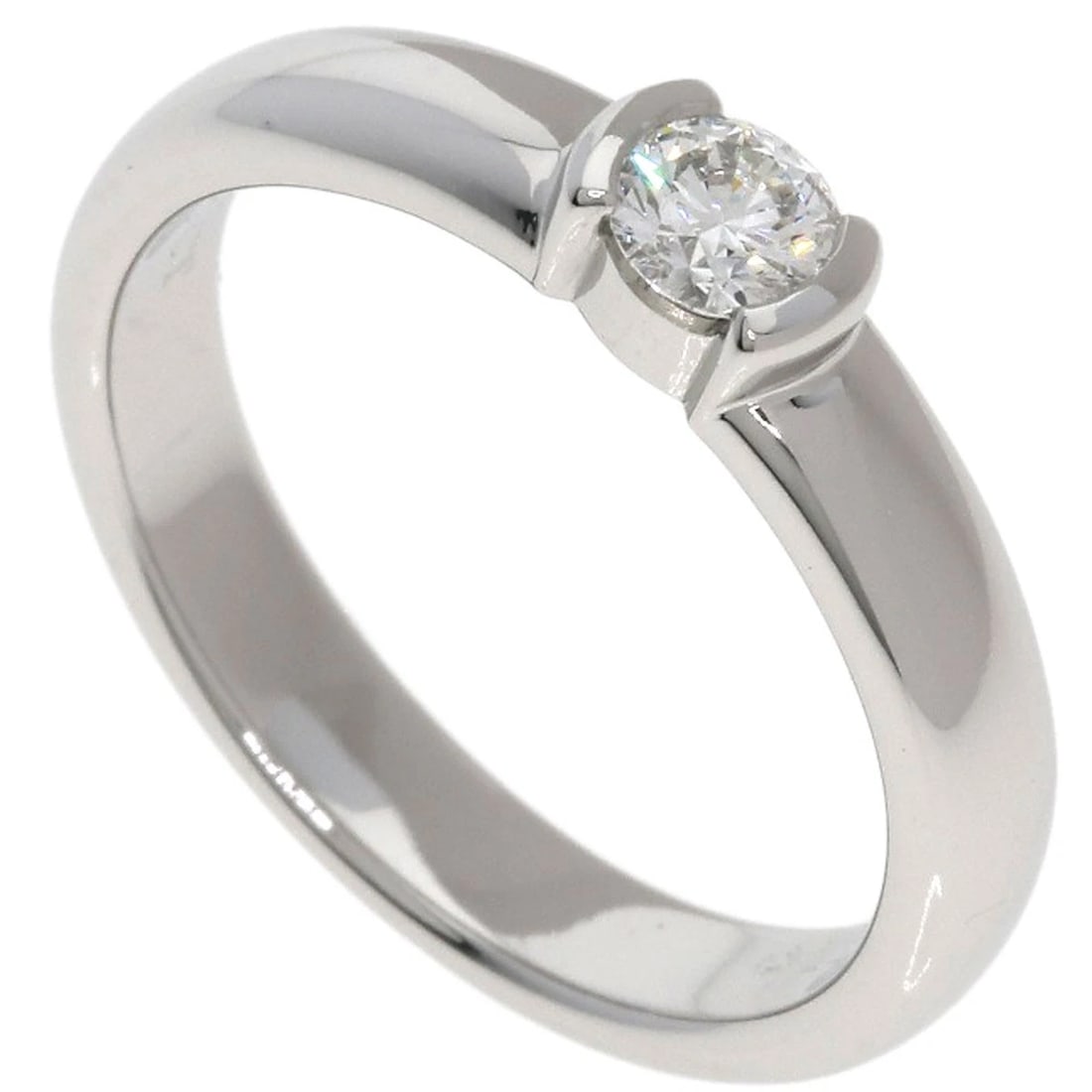 TIFFANY&CO. DIAMOND RING PLATINUM PT950: TIFFANY&Co. Diamond Ring Platinum PT950 Brand: TIFFANY&Co. Type/Style: Ring Material: Platinum PT950, Color: Silver Size: 4.5(US) Accessories: None Accessories Notice: When purchasing pre-