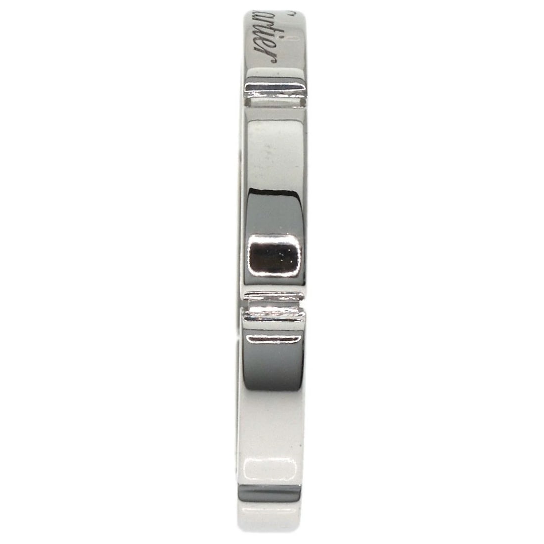 CARTIER RING K18 WHITE GOLD: CARTIER Ring K18 White Gold Brand: CARTIER Type/Style: Ring Material: K18 White Gold, Color: Silver Size: 5.75(US) Accessories: None Accessories Notice: When purchasing pre-owned goods, pl