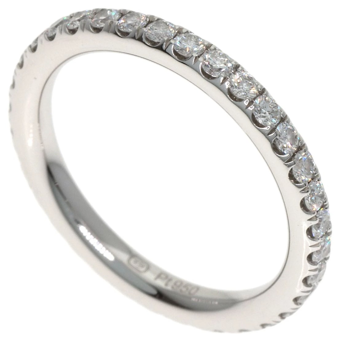 HARRY WINSTON MICROPAVE DIAMOND FULL ETERNITY RING RING PLATINUM PT950: HARRY WINSTON Micropave Diamond Full Eternity Ring Ring Platinum PT950 Brand: HARRY WINSTON Type/Style: Ring Material: Platinum PT950, Main Stone Natural Color: Silver Size: 4.25(US) Accessories: