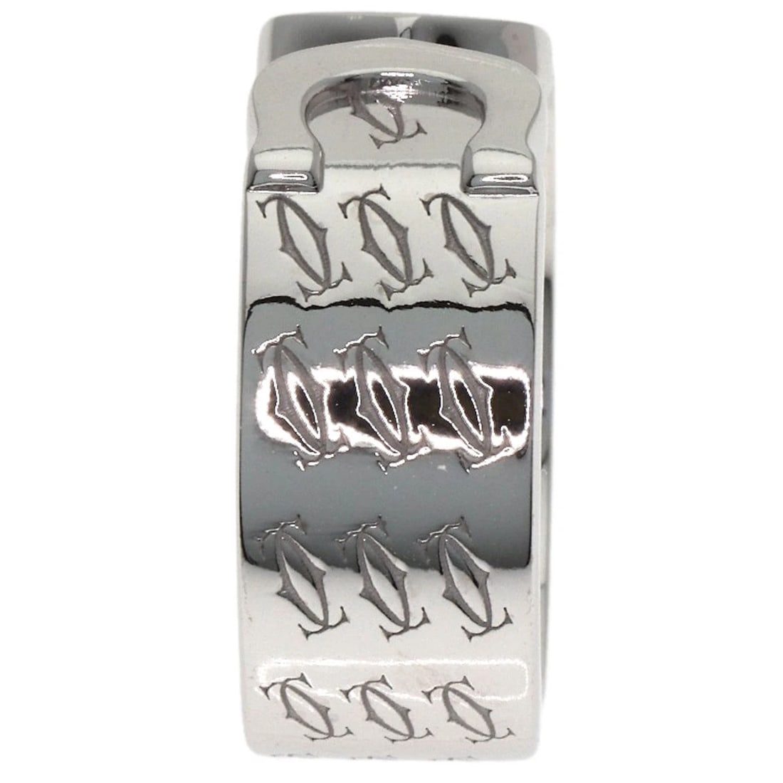 CARTIERRING K18 WHITE GOLD: CARTIERRing K18 White Gold Brand: CARTIER Type/Style: Ring Material: K18 White Gold, Color: Silver Size: 5.25(US) Accessories: None Accessories Notice: When purchasing pre-owned goods, ple