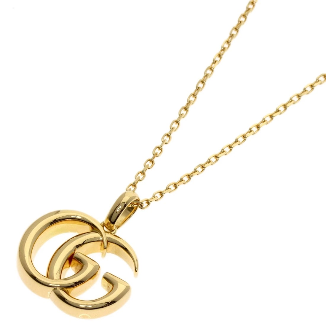 GUCCI GG RUNNING LONG NECKLACE K18 YELLOW GOLD: GUCCI GG Running Long Necklace K18 Yellow Gold Brand: GUCCI Type/Style: Necklace Material: K18 Yellow Gold, Color: Gold Size: Chain Length:25.6inch/65cm Chain Width:0.5inch/1.3mm Top