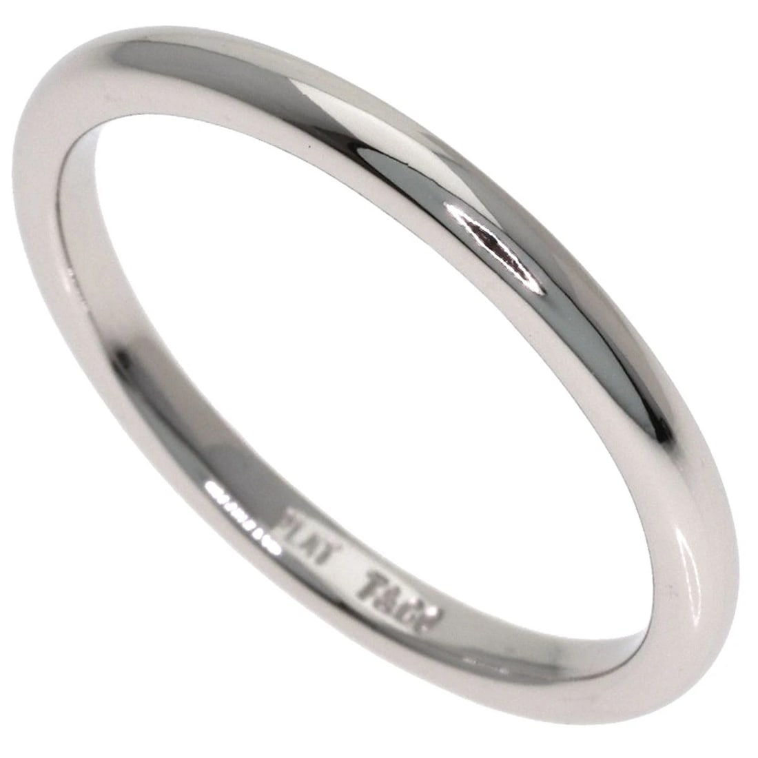 TIFFANY&CO. WEDDING RING: TIFFANY&Co. wedding Ring Brand: TIFFANY&Co. Type/Style: Ring Material: PLAT, Color: Silver Size: 6(US) Accessories: None Accessories Notice: When purchasing pre-owned goods, please refer to the