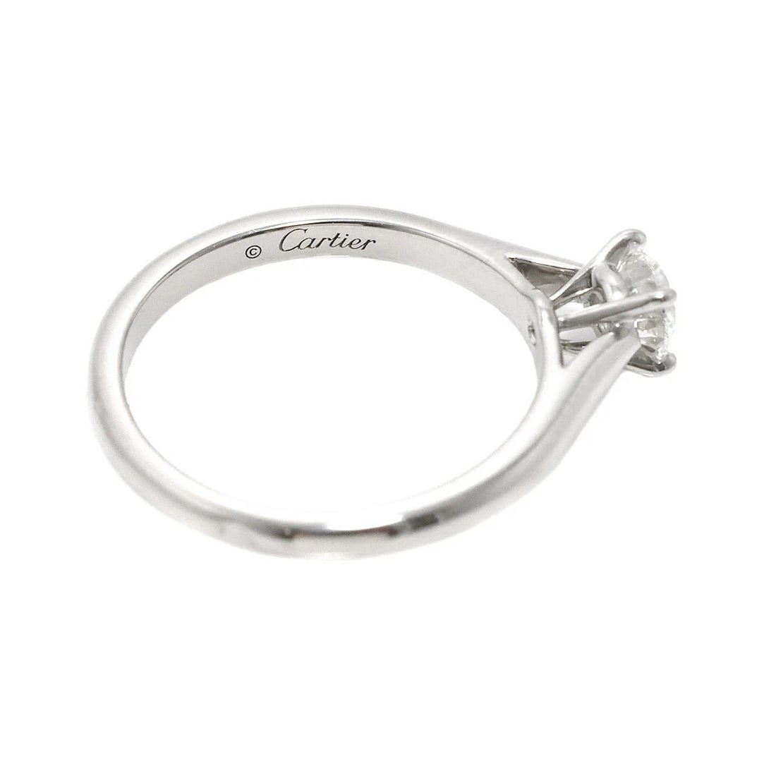 CARTIER DIAMOND RING PLATINUM - 3