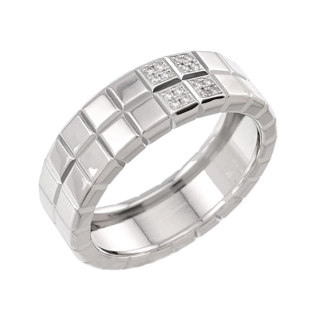 CHOPARD ICE CUBE DIAMOND RING WG 750 - 4