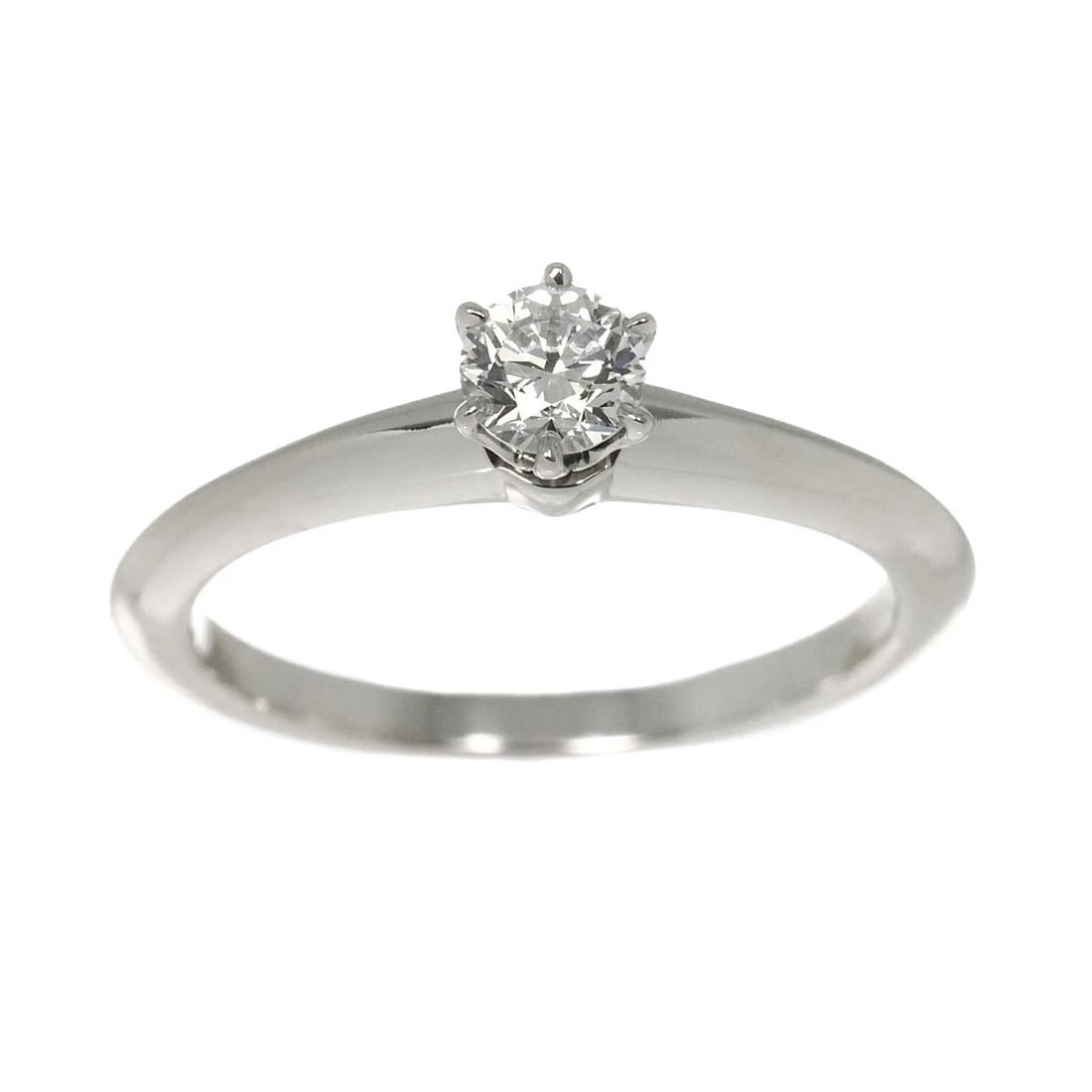 TIFFANY CO. DIAMOND RING PT - 2