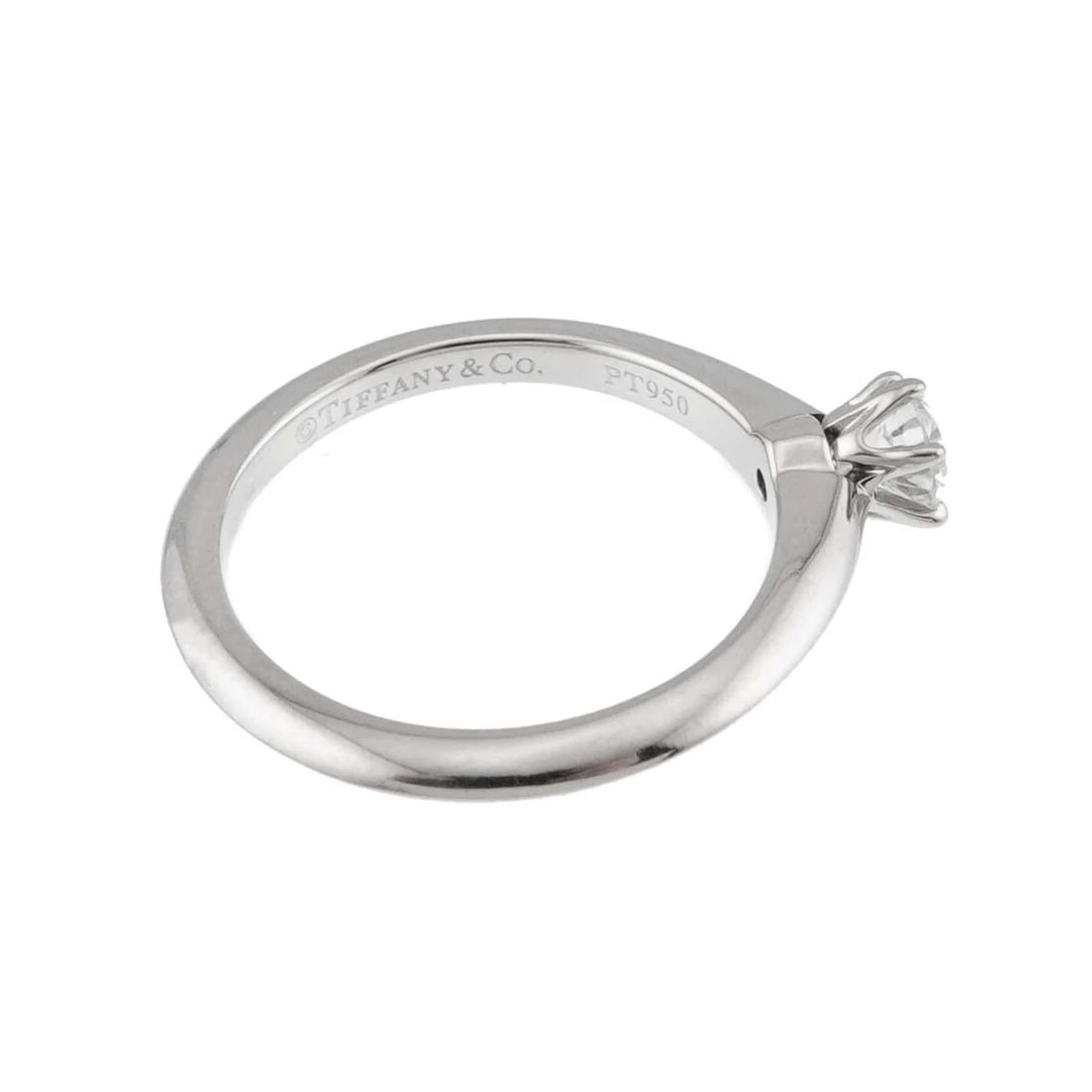TIFFANY CO. DIAMOND RING PT - 3