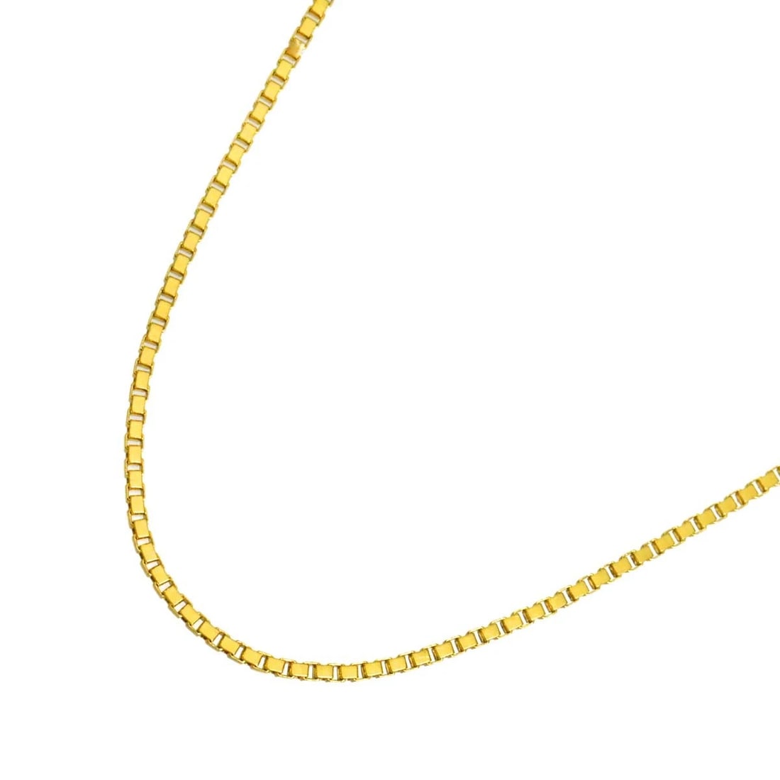 VENETIAN NECKLACE YELLOW GOLD 750: Venetian Necklace Yellow Gold 750 Brand: Unbranded Type/Style: Necklace Material: 750 Yellow Gold, Color: Gold Size: internal circumference of the chain:16.5inch Chain width:1.2mm Accessories: None