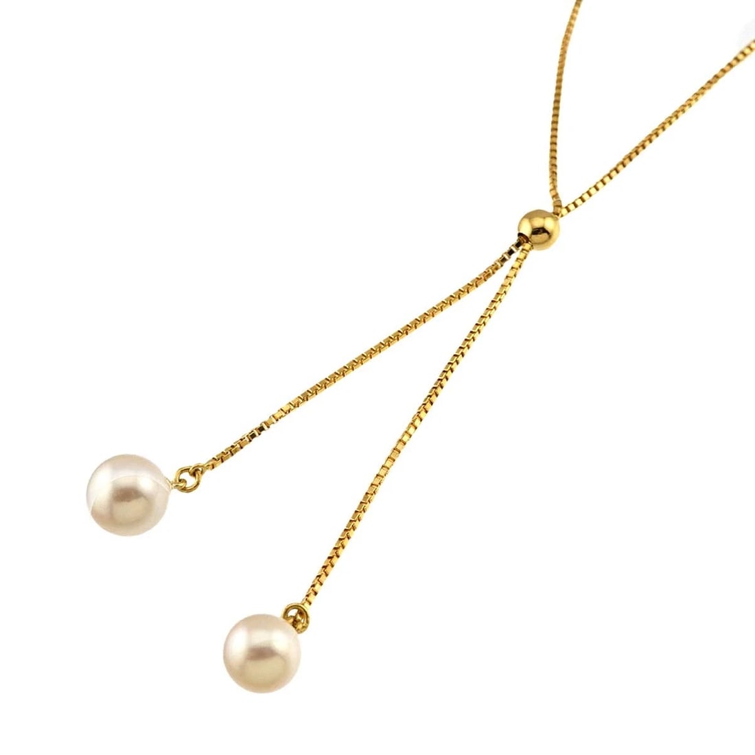 TASAKI AKOYA PEARL NECKLACE YG 750: TASAKI Akoya Pearl Necklace YG 750 Brand: TASAKI Type/Style: Necklace Material: 750 Yellow Gold, Color: Yellow Gold Size: internal circumference of the chain:19.3inch(Adjustable) Top Charm(max):W