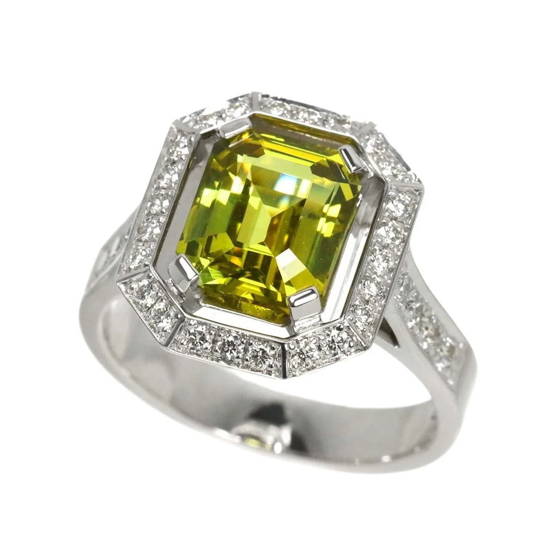 CHRYSOBERYL DIAMOND RING WG - 3