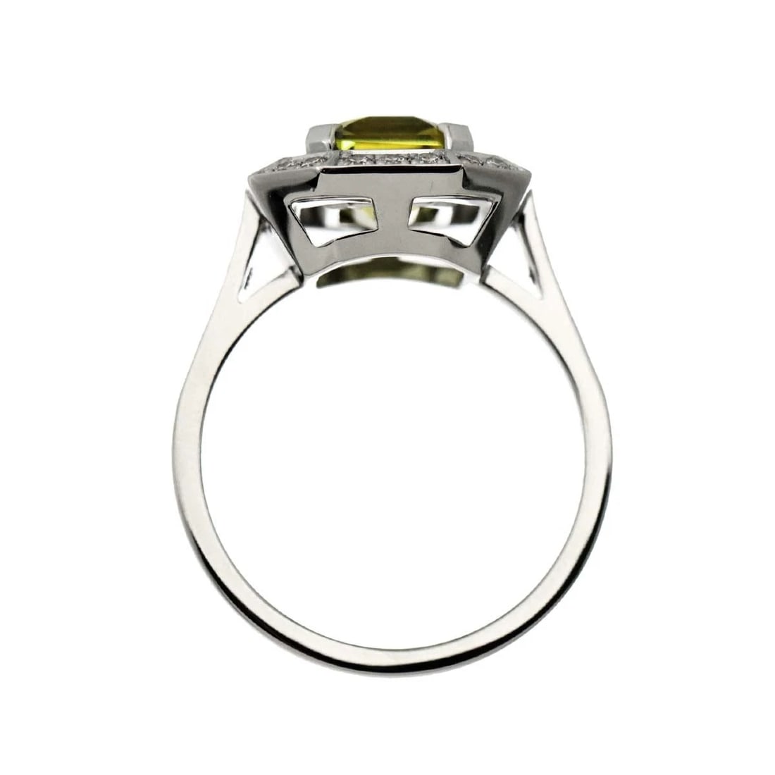 CHRYSOBERYL DIAMOND RING WG - 6