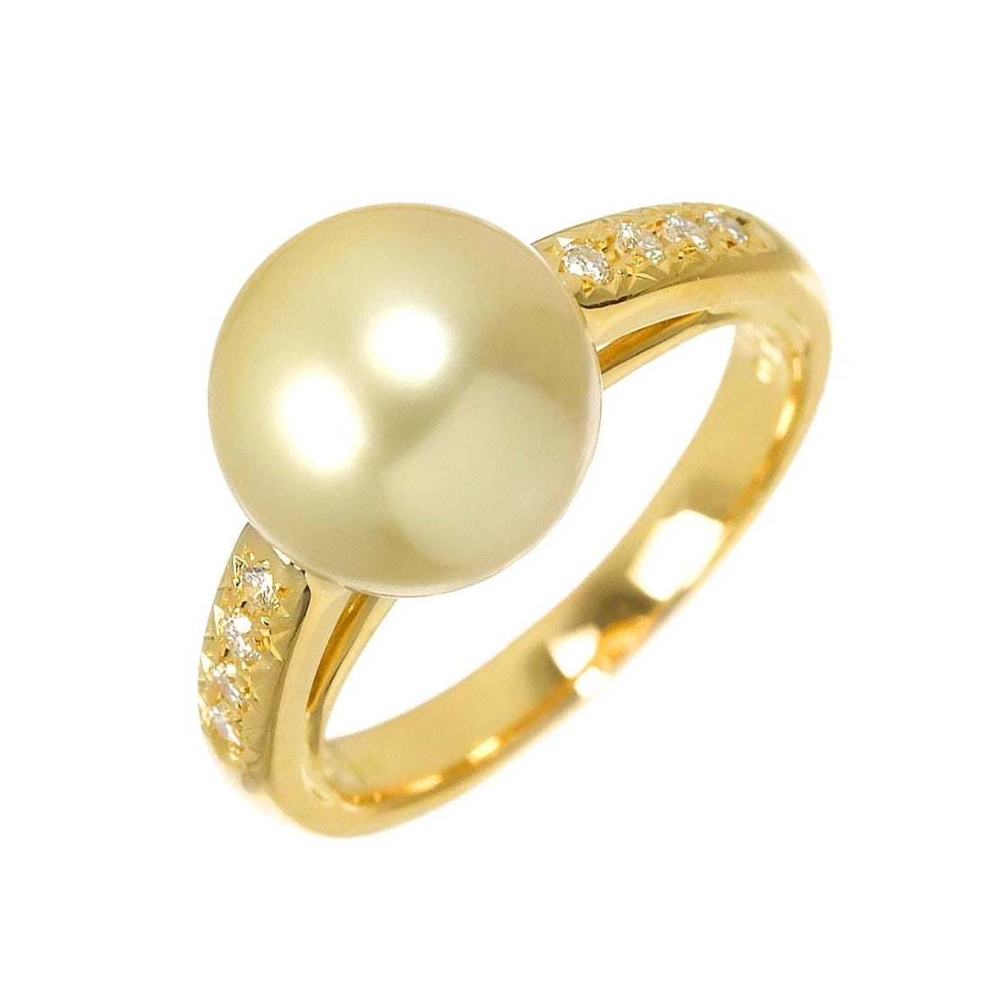 TASAKI SOUTH SEA PEARL DIAMOND RING YG 750: TASAKI South Sea pearl Diamond Ring YG 750 Brand: TASAKI Type/Style: Ring Material: 750 Yellow Gold, Color: Yellow Gold Size: 6(US) Accessories: None Accessories Notice: When purchasing pre-owned