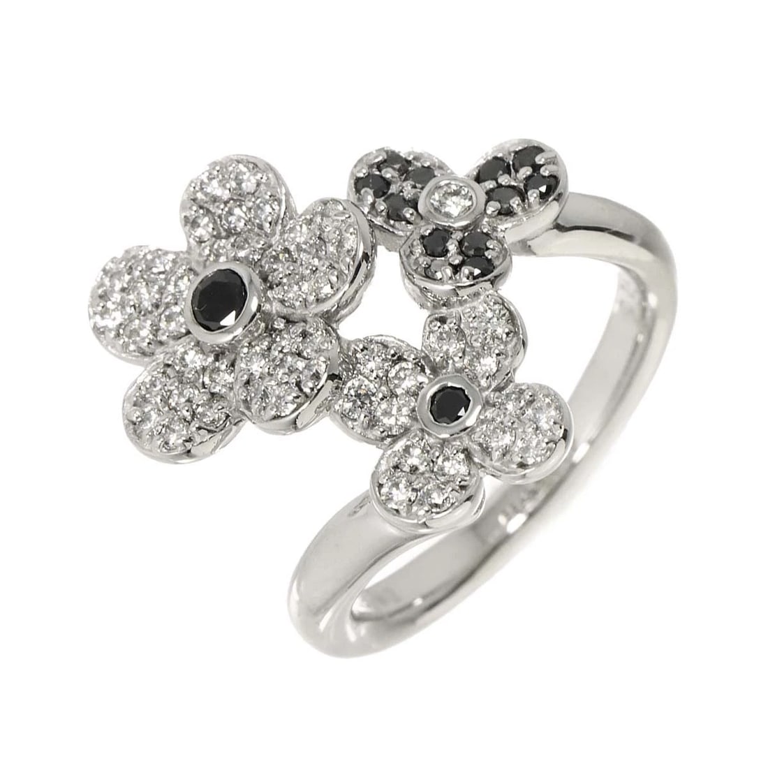 PONTE VECCHIO DIAMOND RING WG 750: Ponte Vecchio Diamond Ring WG 750 Brand: Ponte Vecchio Type/Style: Ring Material: 750 White Gold, Main Stone Natural Color: White Gold Size: 5.25-5.5(US) Accessories: None Accessories Notice: When