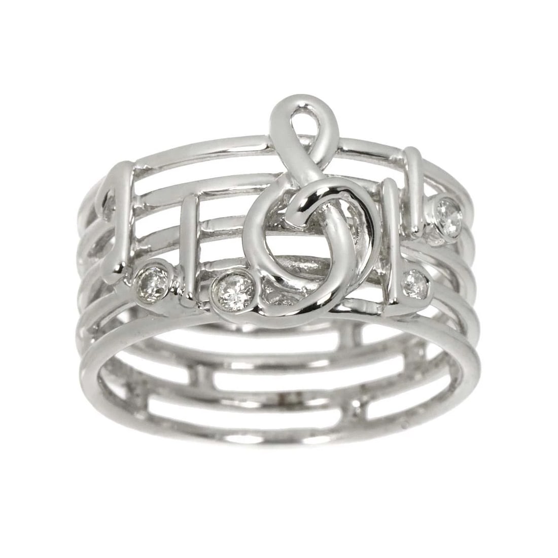 DIAMOND RING WHITE GOLD - 2